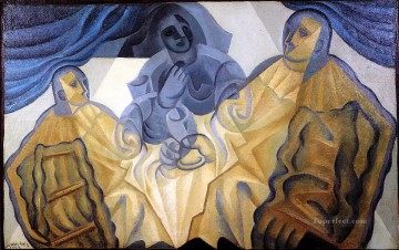 3つのマスク 1923年 フアン・グリス Oil Paintings